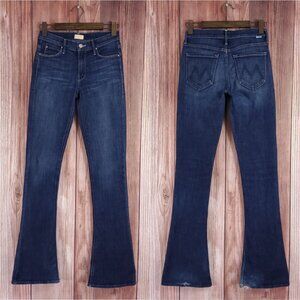 *FLAWS* Mother Womens 26 The Runaway Clean Sweep Flare Denim Jeans